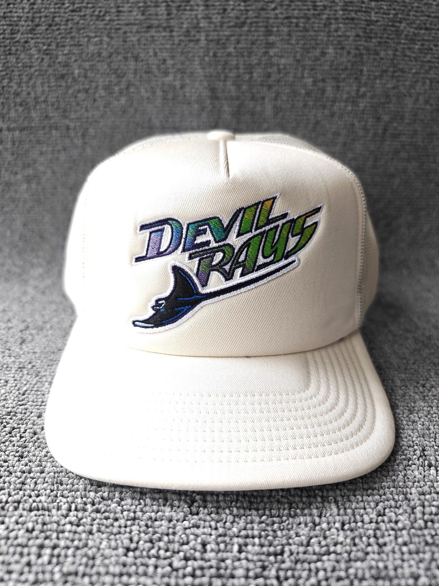 Mitchell & Ness Tampa Bay Devil Rays Foam Trucker Snapback Hat Cream OSFM