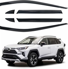 Side Window Visor 6 Piece Set for 2019 2020 2021 2022 2023 2024 Safe RAIN Out-C