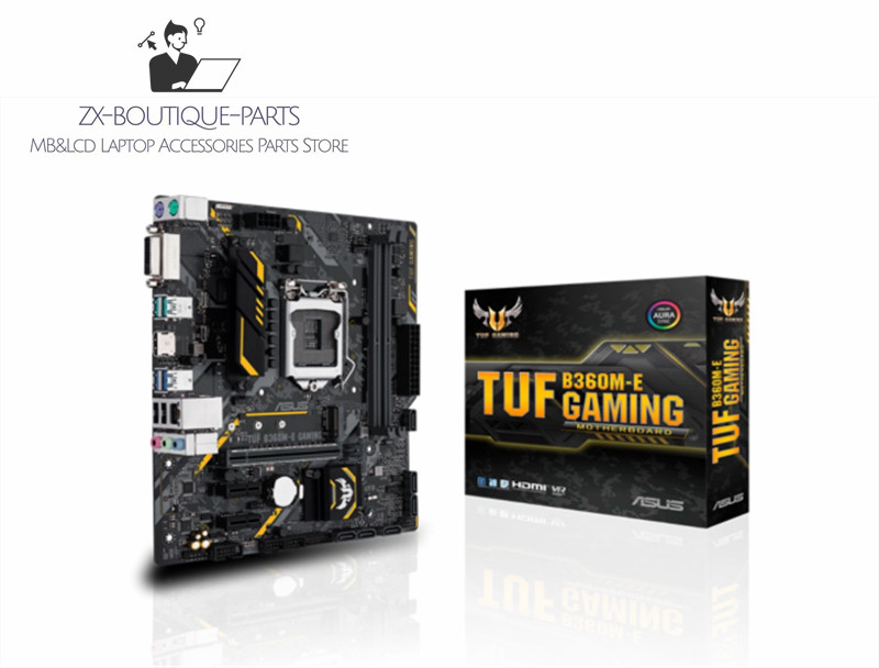 ASUS TUF B360M-E GAMING Motherboard Intel DDR4 LGA 1151 Micro ATX w/ IO Shield