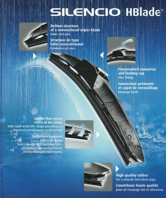 VM233 Kit Bürsten Wischer Silencio Performance Hblade (MM 650+500)