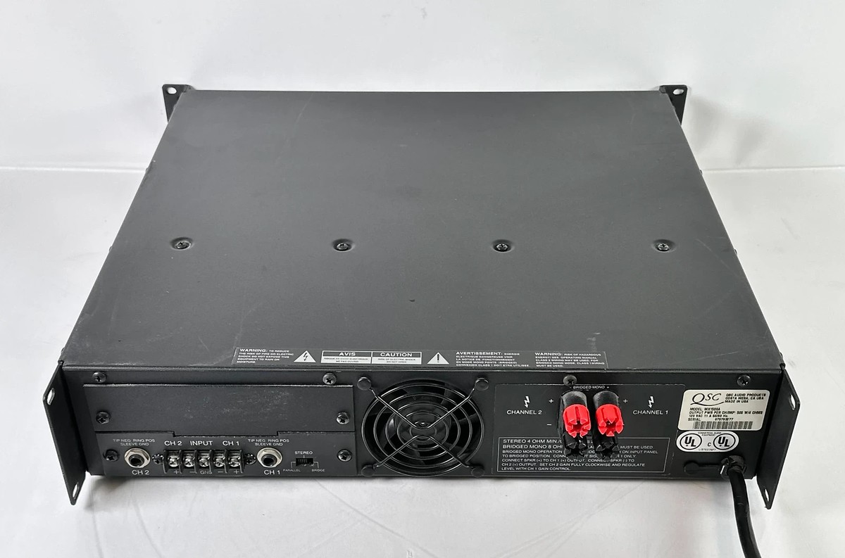QSC MX-1500A Professional Power Amplifier Tested & Works | eBay