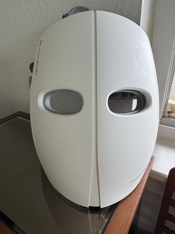 Therabody TheraFace Mask LED Light Therapy Face Mask w/ Head Strap, USB Cable