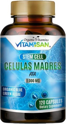 Celulas Madres AFA Stem Natural Cell 120 Capsules 1000 mg Blue Green Algae Non G