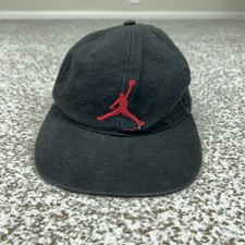 Jordan Nike Hat Cap Strap Back Youth Black Red Jumpman Logo Basketball Boys