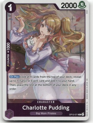 Charlotte Pudding R Legacy of the Master OP12-071 NM