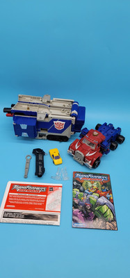 Transformers Armada Optimus Prime w/ Mini-Con Sparkplug COMPLETE W/ Instructions