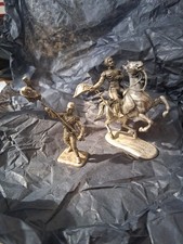 MSHP  2 Zinnfiguren, Set1: Grenadier Au Fusil und jubelnder Reiter auf Pferd