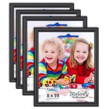 Icona Bay 8x10 20x25 cm Picture Frames Ink Black, 4 Pack , Contemporary Ph...