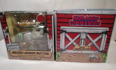 Barnyard Commandos Series 1, Major Legger Mutton Vintage Reissue Figure 