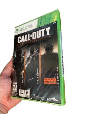 Call of Duty Black Ops Collection 1 2 3 (Microsoft Xbox 360, 2016)FACTORY SEALED
