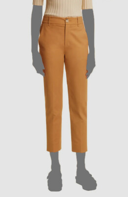 brown cigarette trousers womens $345 Vince Women's Brown Cigarette Trousers Pants Size 0