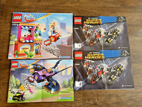 LEGO DC - Harley Quinn (41231) Gotham Chase (76053), Batgirl Chase (41230) -used
