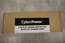 CyberPower CSB606 Essential Surge Protector, 900J/125V, 6 Outlets, 6ft Cord