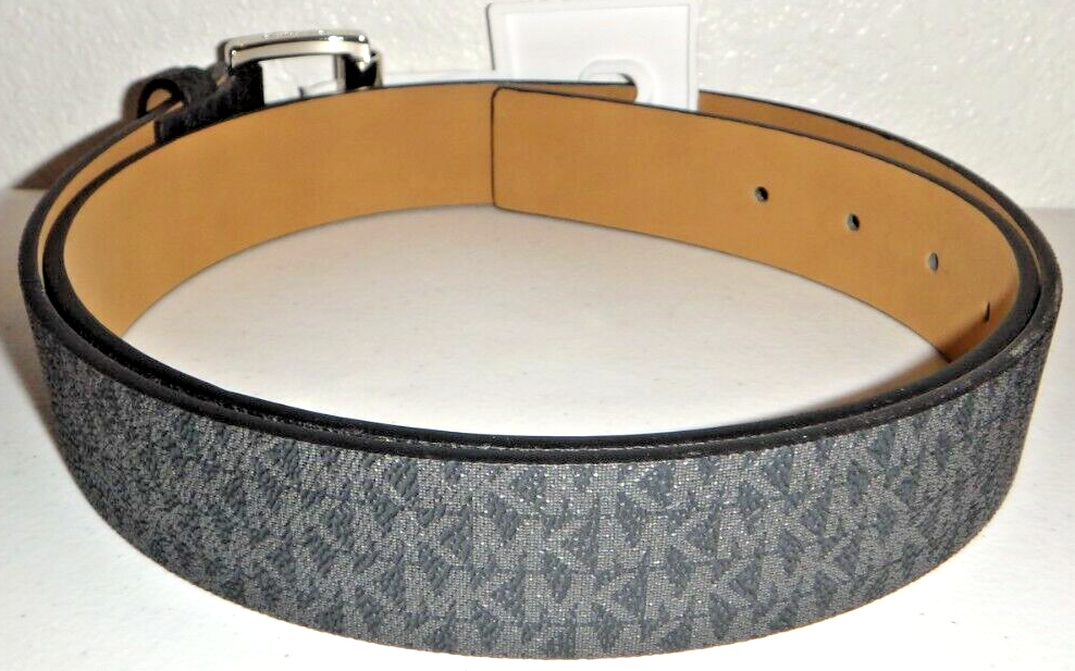 MICHAEL KORS 553559C MK Signature Belt Black Synthetic  display picture 1