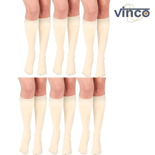 Damen Hosensocken kniehoch dehnbar weiches dünnes Material Größe 9-11, 6-12 Paar - Bild 14 von 17