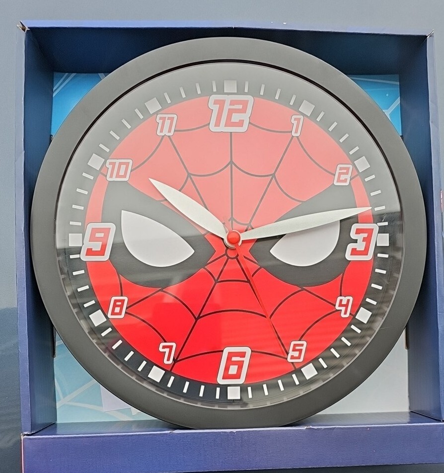 SPIDER-MAN Wall Clock -Analog Display- Item #SPD1395BX (2023