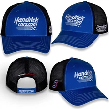 Kyle Larson 2023 Checkered Flag Sports #5 Hendrickcars.com Sponsor Hat FREE SHIP