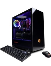 NEW CyberPowerPC Gaming Ryzen 5600g 16GB DDR4 RTX 3050 2TB HDD 500Gb SSD black