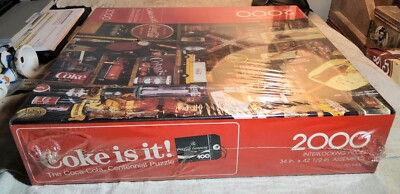 1986 THE COCA-COLA CENTENNIAL PUZZLE SEALED 2000 PIECES SPRINGBOK