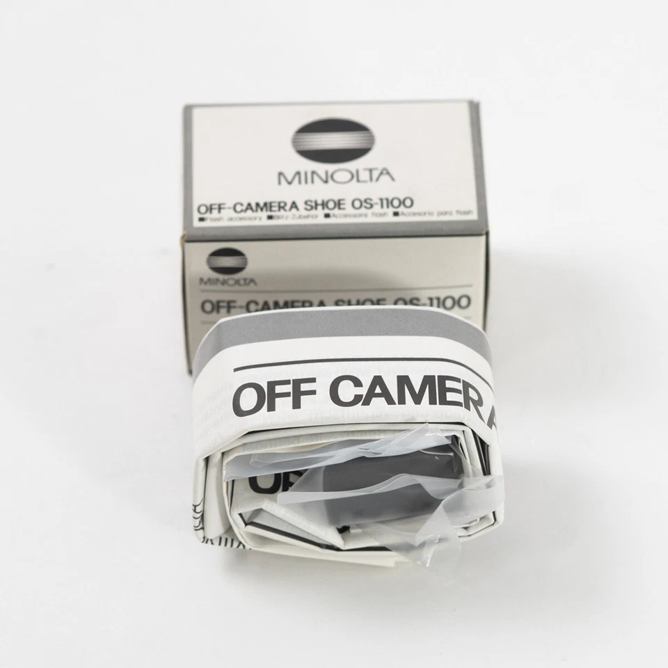 [NEW] Minolta Off-Camera Flash Shoe OS-1100 New Old Stock In Original Box - Image 4 of 4