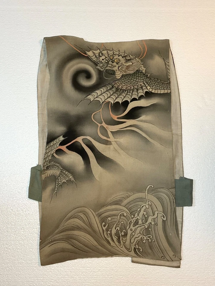 Chaleco Jinbaori de seda muy fino. siglo XIX ZD74 Foto 3 de 4