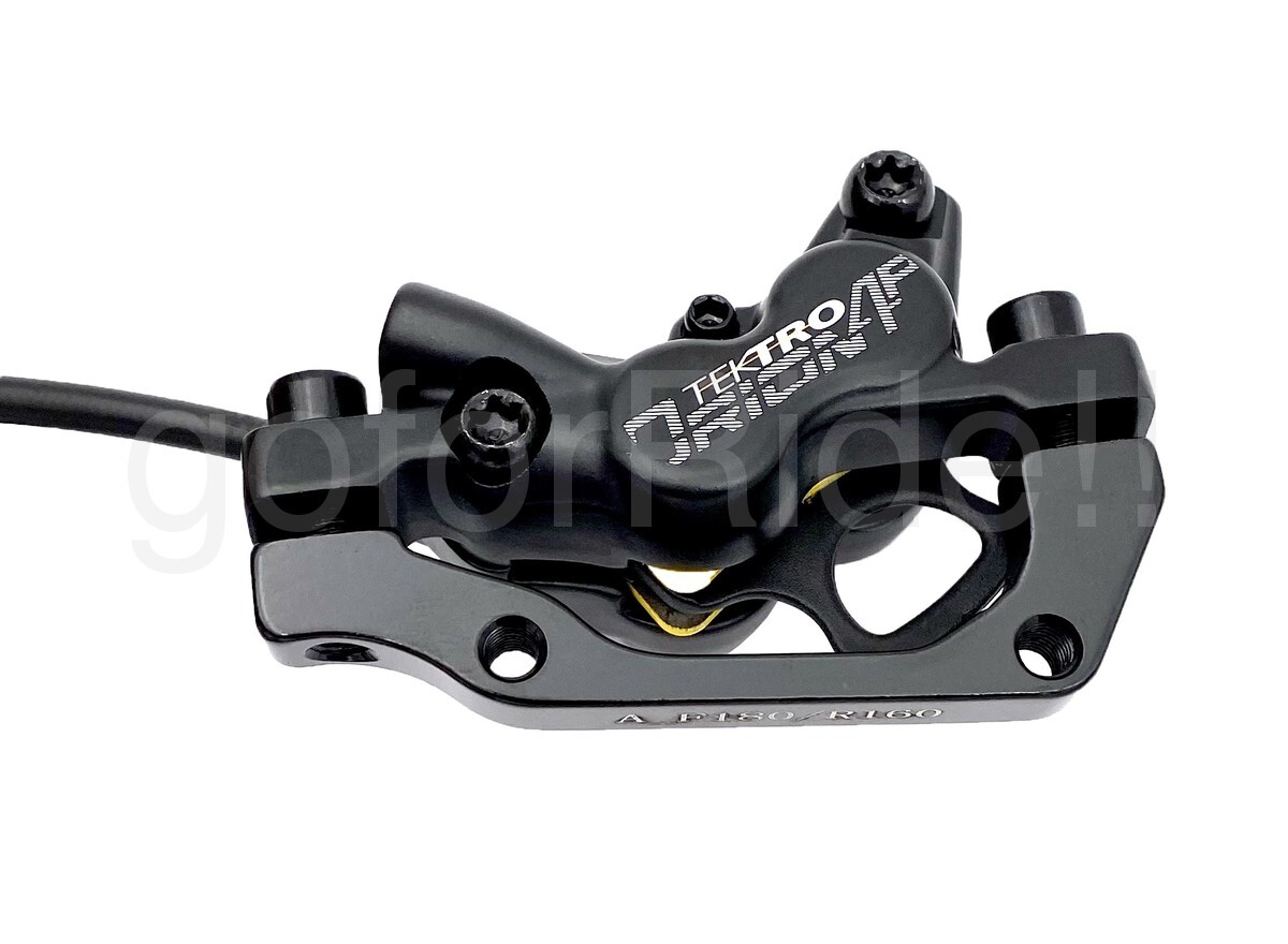 Tektro 4-Piston HD-M745 MTB Bike Hydraulic Disc F900+R1600mm Brake Set+180 Rotor