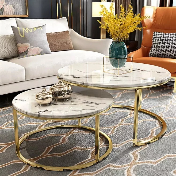 White marble 2024 living room table