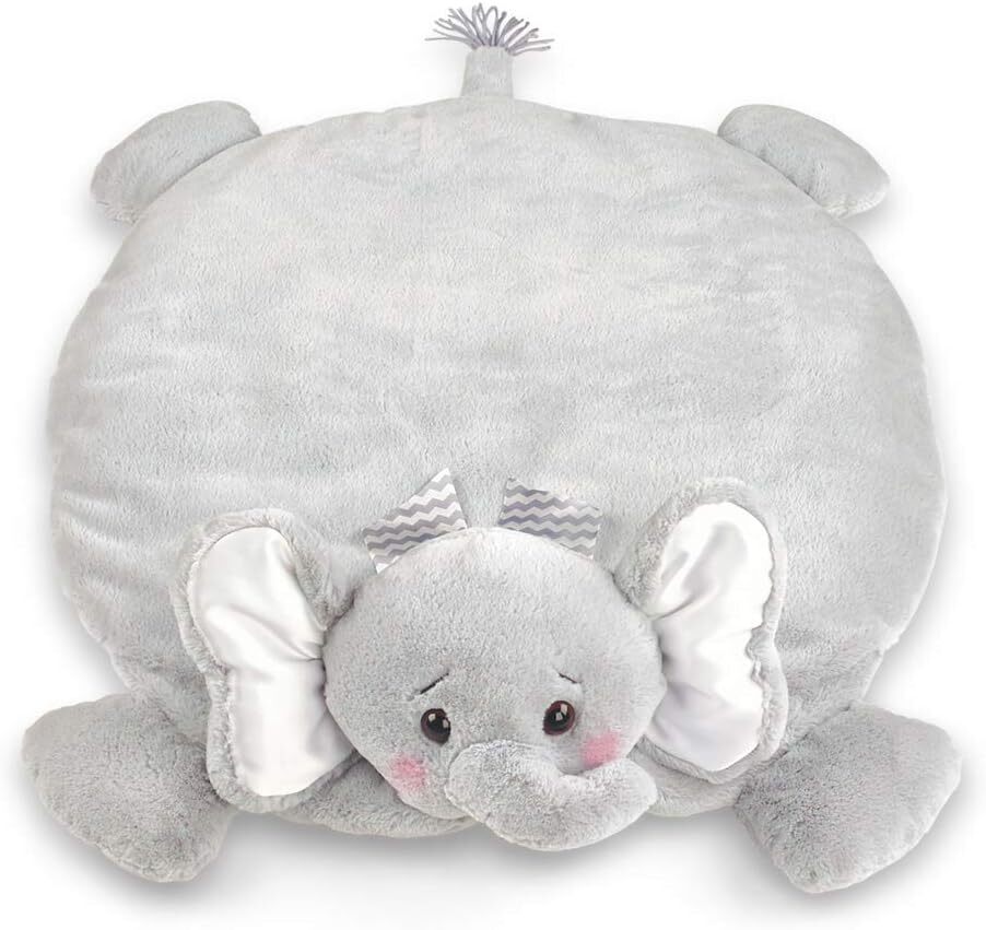 Bearington Baby Lil’ Spout Tummy Time Mat, 30" x 30", (30" X 30") Bearington Baby Lil’ Spout Tummy Time Mat, 30" x 30", (30" X 30")