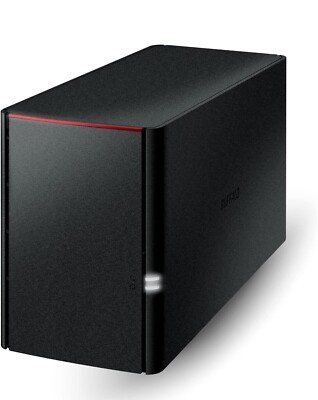 BUFFALO LinkStation 220 12TB NAS Home Office Private Cloud Data Storage with HDD