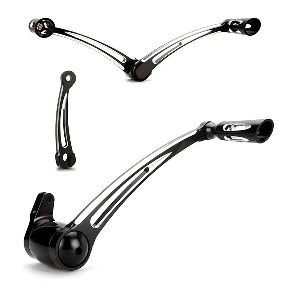 Brake Shifter shaft Levers Black CNC cut For Harley Touring street glide 2014-up - Изображение 3 из 4