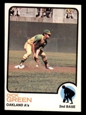1973 Topps Baseball #456 Dick Green EX/MT *d9