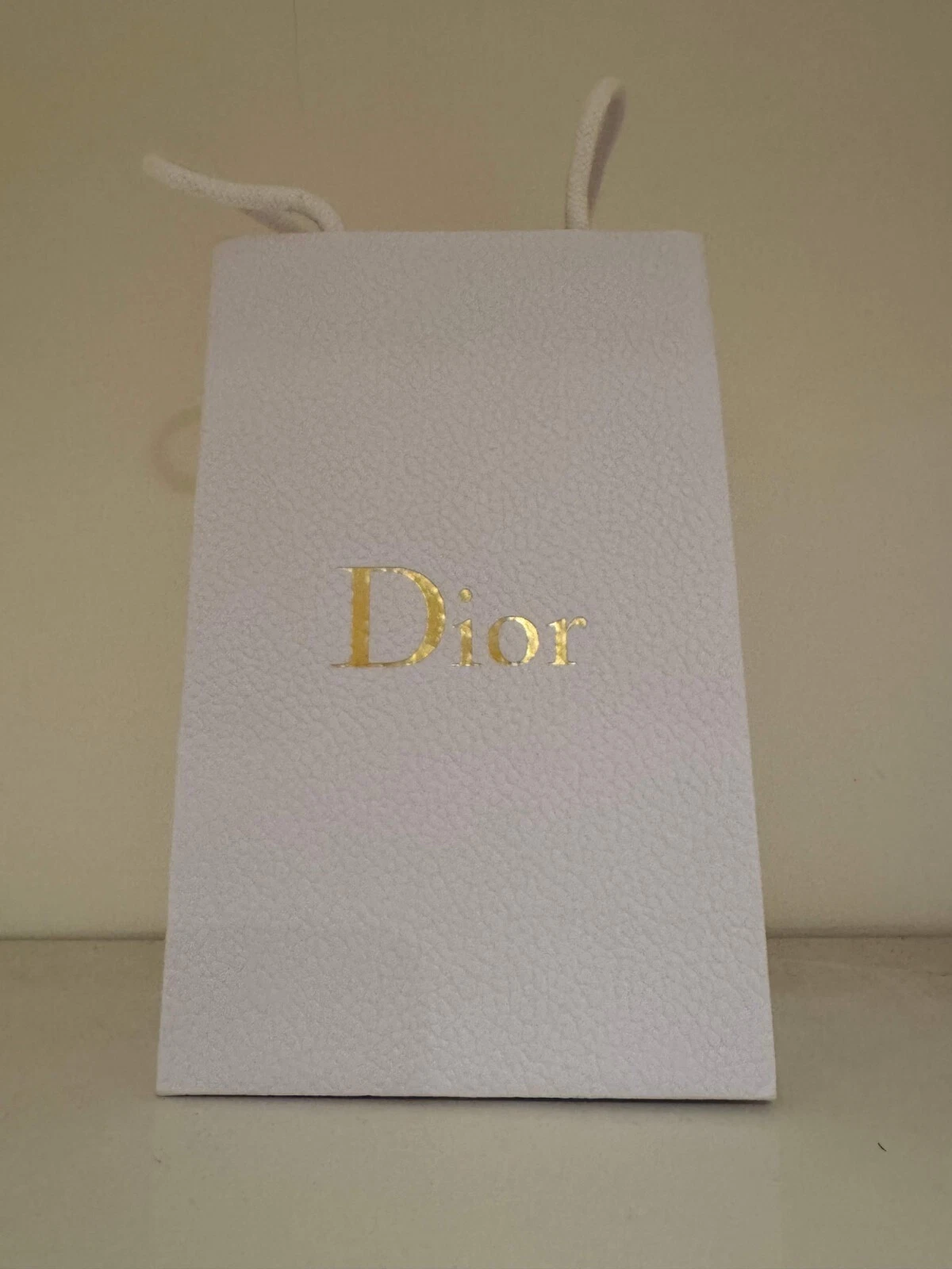 Sac cadeau en papier Dior 14 cm (H) x 22 cm (L) x 8 cm (P)