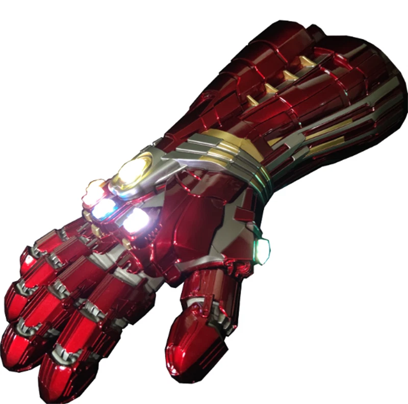 Avengers Thanos Cosplay 1:1 All Metal Wearable Gloves Collectibles Prop Statue - Image 3 of 4