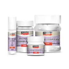 Pentart Decoupage Varnish and Glue Matte 100,  230, or 500ml Sealer Adhesive