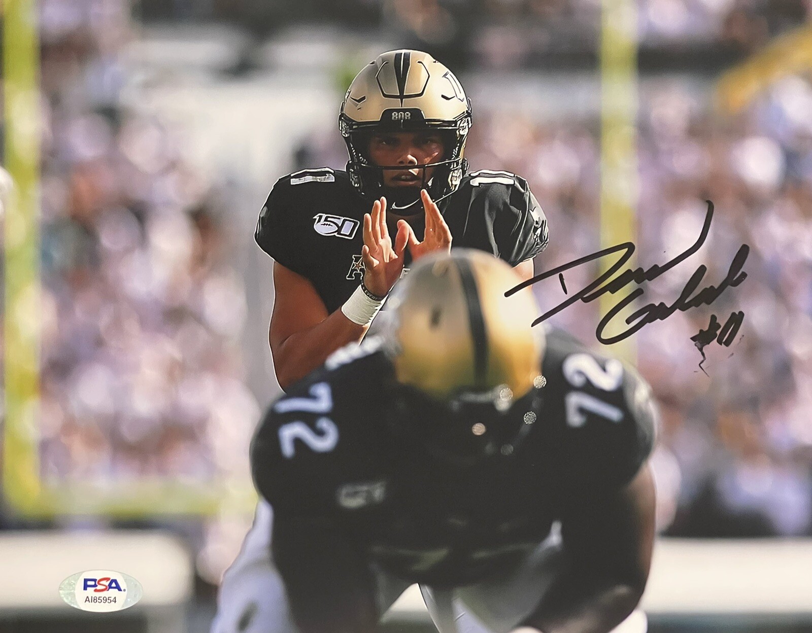 Dillon Gabriel Autographed Signed UCF Knights 8x10 Photo PSA/DNA 