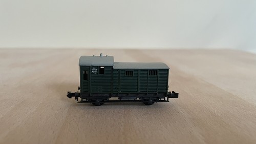 Trix Minitrix Spur N  3454 Güterzugbegleitwagen DB 120520  (173532) Ohne OVP. | Zustand: Gebraucht