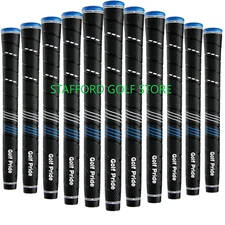 New Golf Pride CP2 Wrap Grips Black/Blue Standard Midsize Jumbo Undersize