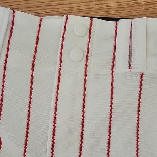 Champro NWT Youth Medium Baseball Pants White and Red Stripes - Picture 5 of 8