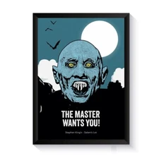 Salem's Lot, Stephen King, Retro Movie Poster, Printable Poster, Wall Art