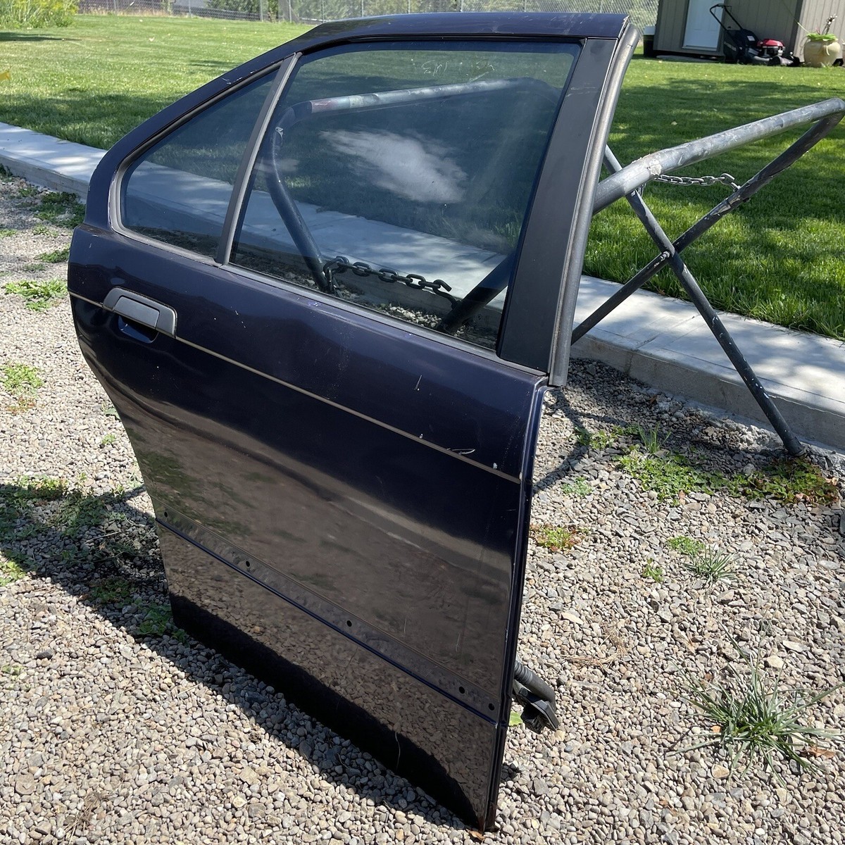 1992 - 1998 BMW M3 E36 3-Series Sedan Right Rear Door Shell Blue