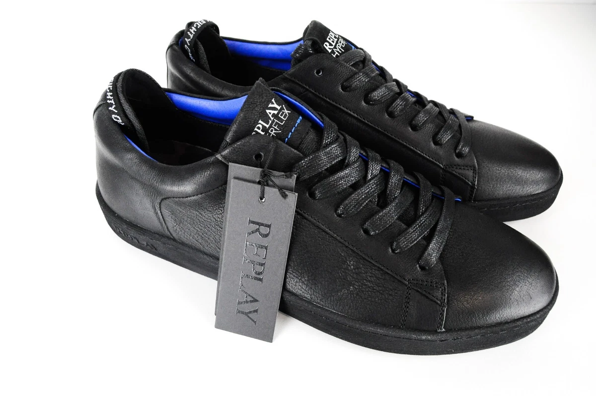 Laced Trainers Low Logo | EU46 Leisure Black REPLAY eBay Top Hyperflex Sneakers Men