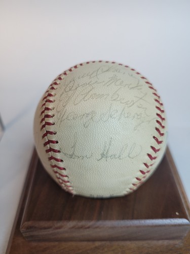 1975 Cincinnati Reds Big Red Machine Signed Baseball Bench, Perez, Griffey - Picture 13 of 13