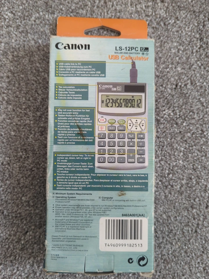 Canon LS-120PC Scientific Calculator - Image 2 of 4