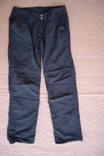 Black COLUMBIA Omni Shade Zip Off Convertible Hiking Pants Woman's 6