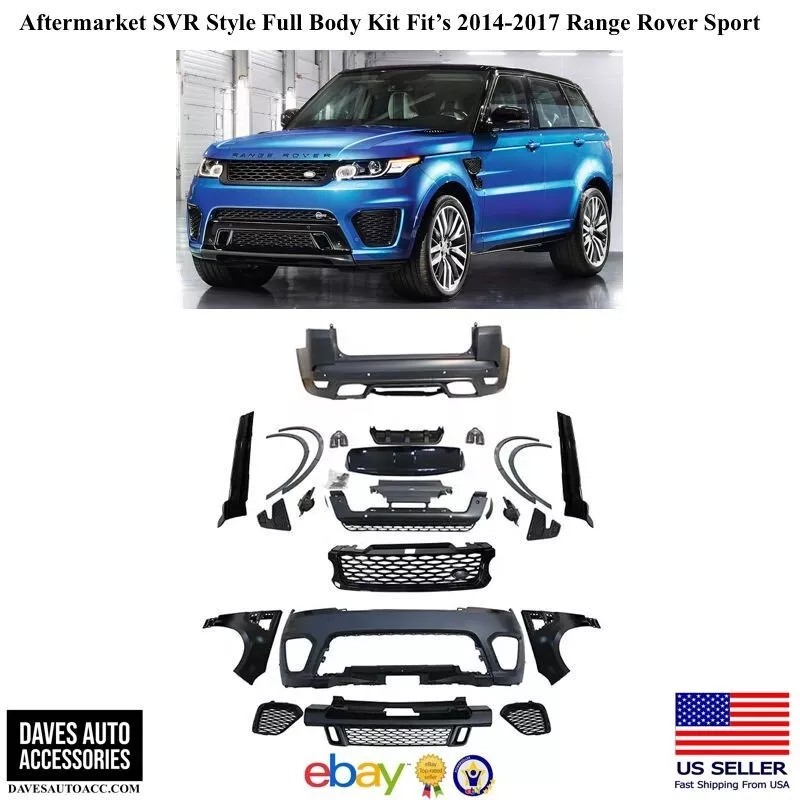 Aftermarket SVR Style Full Body Kit Fit s 2014 2017 Range Rover