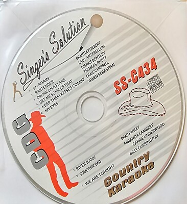 SS-C434   COUNTRY SINGER'S SOLUTION    KARAOKE CDG