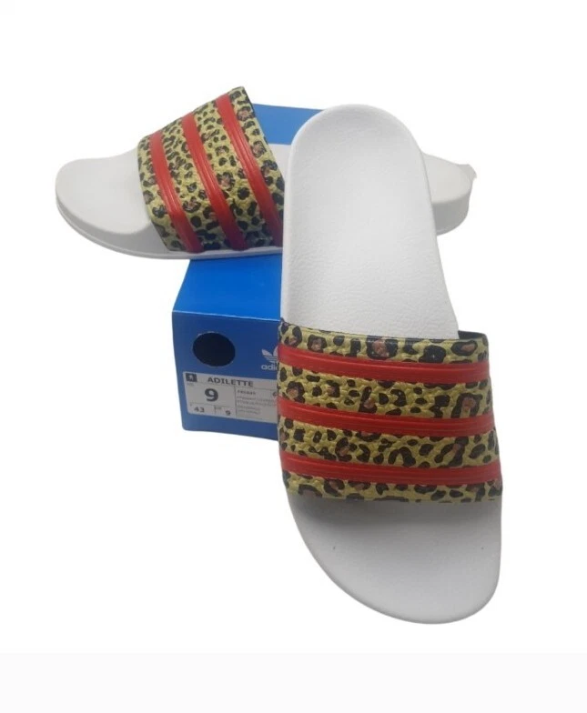 Sandali Adidas Originals Adilette Leopard Slides da uomo FX5845 TAGLIA 9.10 11 e 12