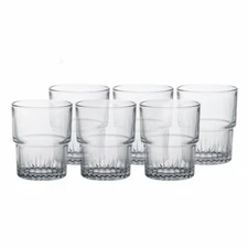 DURALEX 1820 EMPILABLE Tumbler Tempered Glass Technology 160ml 6 Pcs Japan
