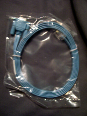 COMPUTER WIRE CISCO BLUE 6 FOOT 72-3383-01 REV.AOY.CN 48259 01/03 SET OF 2