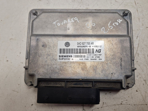 VW TOUAREG 2.5 DIESEL 2006 AUTO VERTEILERGETRIEBE STEUERGERÄT MODUL 0AD927755AR